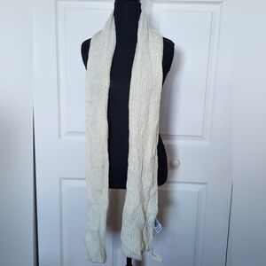 Cream Knit ScarfStyle&Co IVORY Knit Scarf One Size